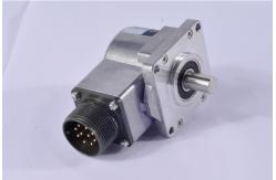 China S52F Solid Shaft Square Incremental Flange Encoder 10mm Hole Pattern 1024ppr supplier