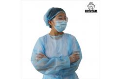 China Level 2 SPP PE Plastic Disposable Isolation Gown For Medical supplier