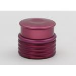 Purple Glass Cosmetic Jars ,  Glass Cream Containers For Creams And Lotions for sale