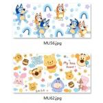 Free Artwork Services 16oz Custom UV 3D Transfer Stickers for sale