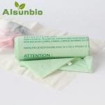 Eco Foldable Compostable Carrier Bags Die Cut Plastic Grocery Heavy Duty for sale