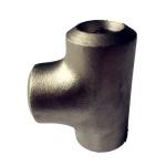 3000LBS Pressure Rating Stainless Steel Pipe Tee with Butt Weld Connection for sale