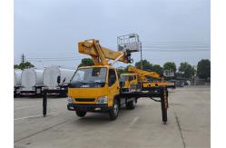 China Single Row 16m High Alitude Operation Vehicle Aerial Platform JMC Truck supplier