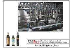 China High Efficiency Coconut / Olive Oil Filling Machine No Leaking With Servo Filler supplier