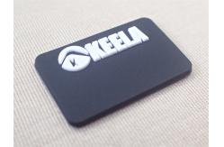 China Custom 3D Logo Rubber PVC Patches Garment Label For Clothing Mirco Injection supplier