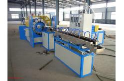 China PVC Fiber Reinforced Plastic Pipe Extrusion Line With High Speed Extruder supplier