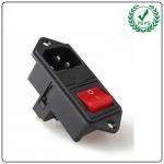 LZ-14-F14 C14 Electrical Switch Socket 3 Pin Toggle Switch Wiring Fuse Connector Plug for sale