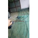 Shaped Bending Glass Tempering Furnace for freezer glass Refrigerator glass for sale