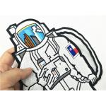 Classic NASA Custom Made Patches Space Pilot White Iron On Patches