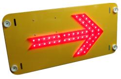 China 3.0kg 0.81*0.4*0.06m Flashing Arrow Board supplier