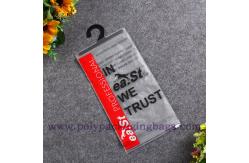 China EVA PVC Underwear Plastic Packaging Poly Bags With Hanger Hook supplier