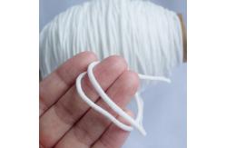 China Hanging 3mm Elastic Ear Loop Adjustable Strap For Face Mask Cotton Material supplier