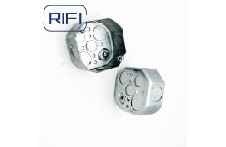 China Steel Galvanized Octangonal Silver Electrical Conduit Boxes For Electrical Systems supplier
