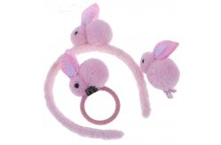 China OEM Rabbit Plush Headband Chiliren'S Hair Rope Headdress Soft Toy Accessories supplier