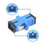 FTTH Waterproof Fiber Optic Connector SC UPC Simplex Adapter With Flange for sale