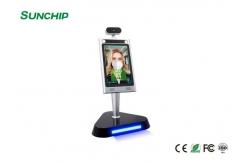 China Temperature Detection Android 7.1 Face Recognition Infrared Thermometer supplier
