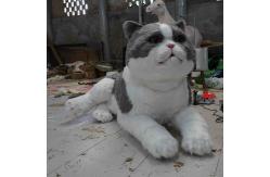 China Life Size Realistic Animatronic Cat ,  Interactive Talking Lovely Cat supplier