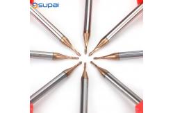 China 50mm Overall Length Short Flute Micro End Mills For Precision Machining supplier