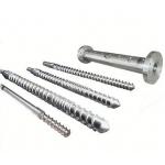 HDPE Bimetallic Pvc Screw And Barrel With Flange Machinery Parts for sale