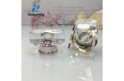 China Stock Rectangular Glass Perfume Bottle Clear Cap For Perfume Bottles supplier
