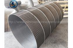 China Inner Diameter 1250mm Wire Mesh Drum Full Welded For Waste Water supplier