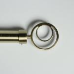 6/8 Aluminium Alloy Brass Curtain Finials For Home Decorative for sale