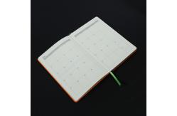 China A5 Pu Leather Hardcover College Ruled Notebook With Convenience Back Pocket supplier