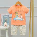 Children'S Home Girls Summer Pajamas Shorts Blonde Girl Korean for sale