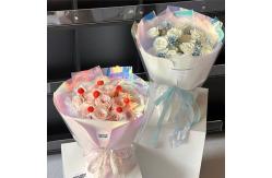 China Bouquet Packing Paper and Laser Film Elevate Your Qixi Festival Wonderland Experience supplier