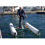 Custom Size Inflatable Banana Boat Floating Water Bike Buoy for sale
