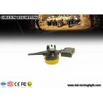 376G Yellow Water Proof Underground Led Miners Cap Lamp With 8000lux Strong Brightness