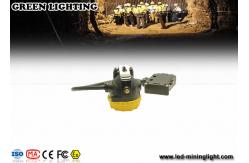 China 376G Yellow Water Proof Underground Led Miners Cap Lamp With 8000lux Strong Brightness supplier