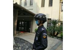 China Secure Infrared Thermal Imager Smart Temperature Measuring Helmet supplier