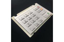 China Stainless Steel Atm Pin Keypad , Encrypted Wired Keyboard With Embedded Security Chip supplier