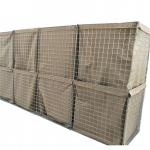 Olive Green Gabion Military Sand Wall Hesco Barrier PVC Coated 300g/M2 for sale