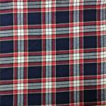 Breathable Cotton 32X32 Yarn Dyed Plaid Cotton Fabric Grid Pattern for sale