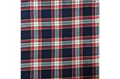China Breathable Cotton 32X32 Yarn Dyed Plaid Cotton Fabric Grid Pattern supplier