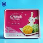 PP Plastic IML Box L25.7 * W21.3 * H6.9  480g Cake Dry Fruit Packing for sale