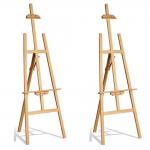 Adjustable Wooden Easel Stand Wedding , Multi Purpose Canvas Easel Stand OEM for sale