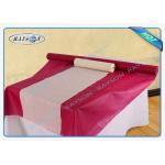 Pre Cut Pp Non Woven Tablecloth 50gram Rolled Packed By Heat Shrink Film for sale