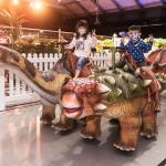 Simulation Electric Brachiosaurus Walking Animatronic Dinosaur Ride for Kids for sale