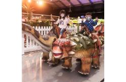 China Simulation Electric Brachiosaurus Walking Animatronic Dinosaur Ride for Kids supplier