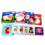 Tactile Animal Fiber Cotton Touch And Feel Children Book Printing Preschool Learning for sale