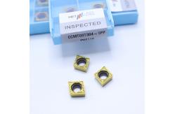 China Fracture Resistance Cermet Turning Tool Inserts Good Surface Smoothness CCMT09T304-1PP PV2110 supplier