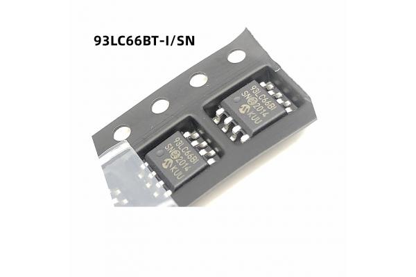93LC66B I SN Small Signal Relays Eeprom 4k Bit 2MHZ 8SOIC Memory