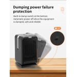 Portable Electric Fan Heater 2000w Intelligent Touch Switch Overheat Protection for sale