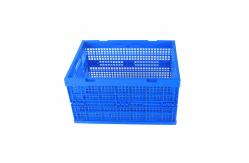 China Mesh Collapsible Plastic Crates For Fruits And Vegetables Storage supplier