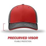 40% Polyester Flat Brim Snapback Hats Personalized Richardson Trucker Caps for sale