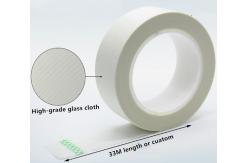 China Single Side Coated Glass Cloth Adhesive Tape Self Adhesive Sand Blading supplier