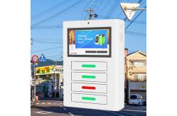 China Android Network Mobile Smartphone Charging Station With display digital signage supplier
